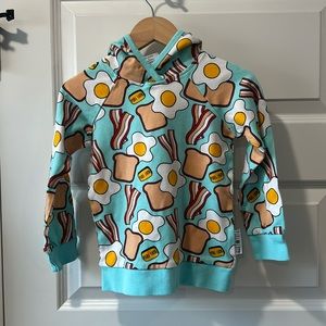 Purl Lamb 4/5T eggs and bacon hooded Set EUC